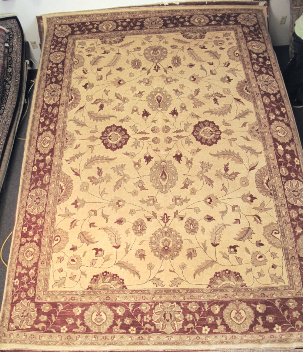 05365 Peshawar Afghan Natural Red Brown 9-2×12-4 | Manoukian Rugs™ ws