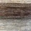 Gabbeh Afghan 8-10×12 Brown White Grey cu | Manoukian Rugs