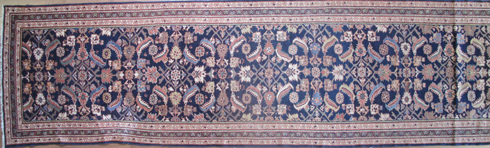 Mir Hamadan, Vintage (3' 8" x 13' 1")