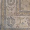 06241 Oushak Indian Natural Blue Yellow 9-8x13-8 corner | Manoukian Rugs™