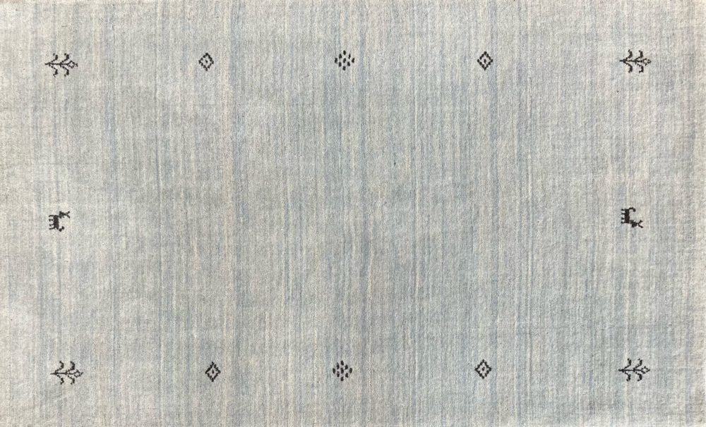 06466 Lori Gabbeh Indian Blue 3x5 ws | Manoukian Rugs™