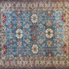 T-253 Super Kazak Blue Natural Red 8-1x10-3 | Manoukian Rugs™