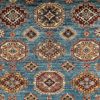 SS051722T266 Super Kazak Afghan Blue Yellow Red 5-1x6-8 | Manoukian Rugs™