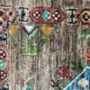 T472 Fine Tribal Gray & Multicolor 8x9-4 | Manoukian Rugs™