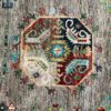 T472 Fine Tribal Gray & Multicolor 8x9-4 | Manoukian Rugs™