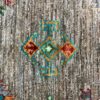 T472 Fine Tribal Gray & Multicolor 8x9-4 | Manoukian Rugs™