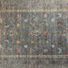 SS053123T473 Tribal Sultana Design Gray Yellow Green 9-7x11-9 | Manoukian Rugs™