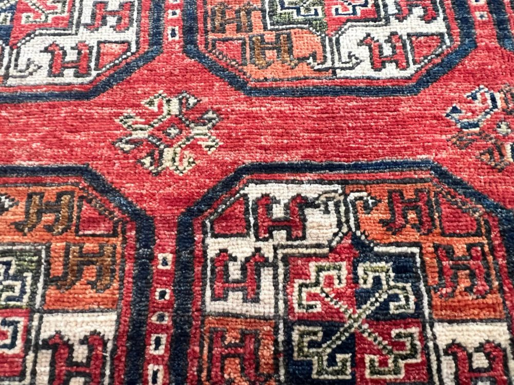 SS102882T376 Contemporary Pakistani Natural Orange Red 5x6-6 | Manoukian Rugs™