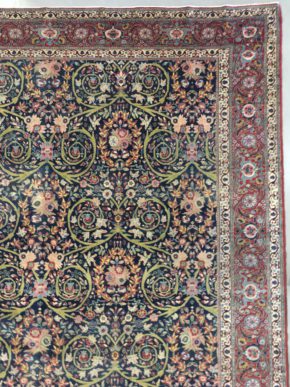 06685 Semi-Antique Persian Keshan 11-10x15-3 | Manoukian Rugs™ partial