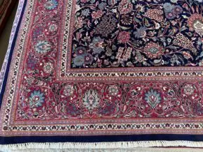 Keshan Persian Red Blue White 8x10-2 | Manoukian Rugs™